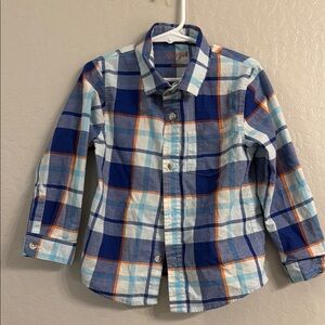 Boys 4T Cat and Jack Button Down Shirt